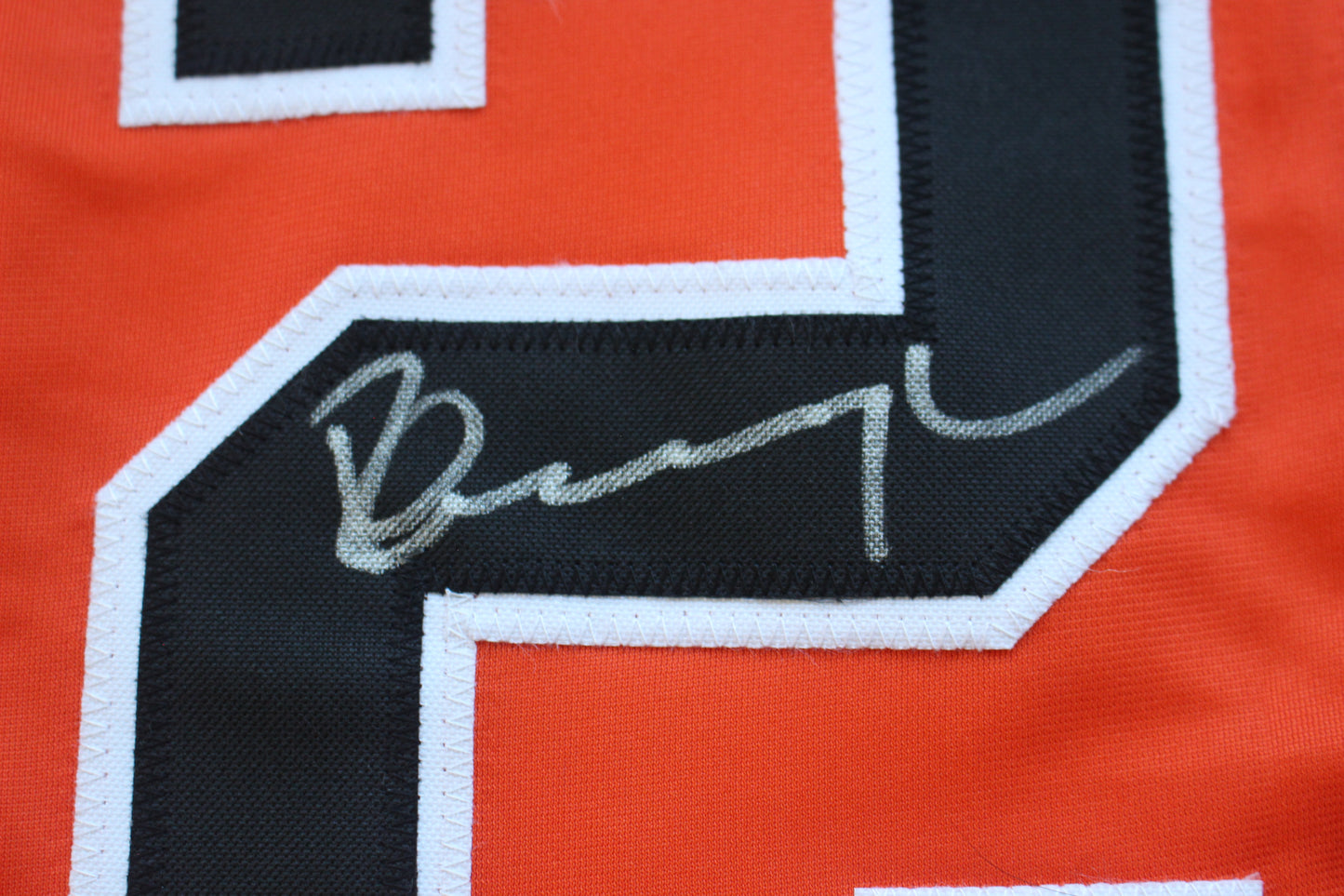 PETE INCAVIGLIA OSU ORANGE #29 "GO POKES" with STATS JSA