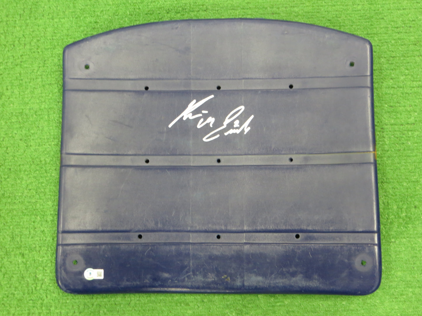 KEVIN VON ERICH SIGNED ORIGINAL TEXAS STADIUM Seat Bottom BAS COA