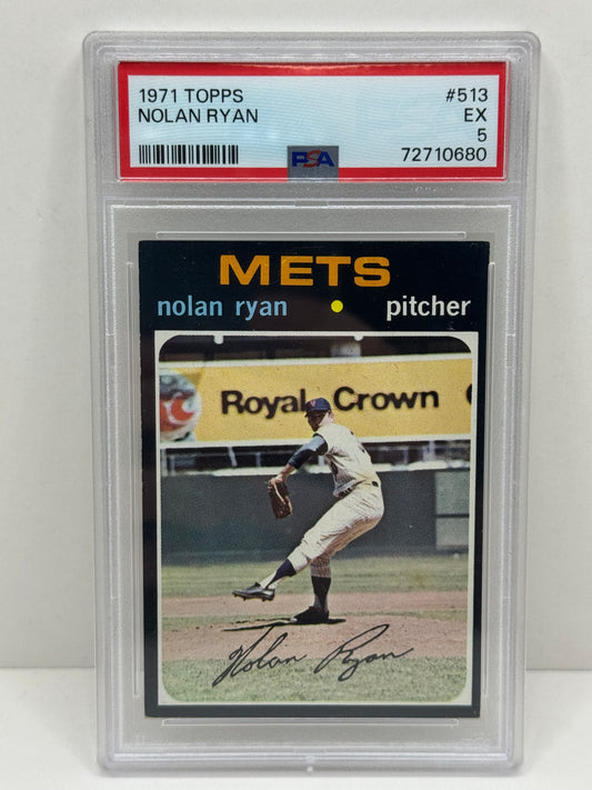 1971 Topps Nolan Ryan #513 PSA 5 EX