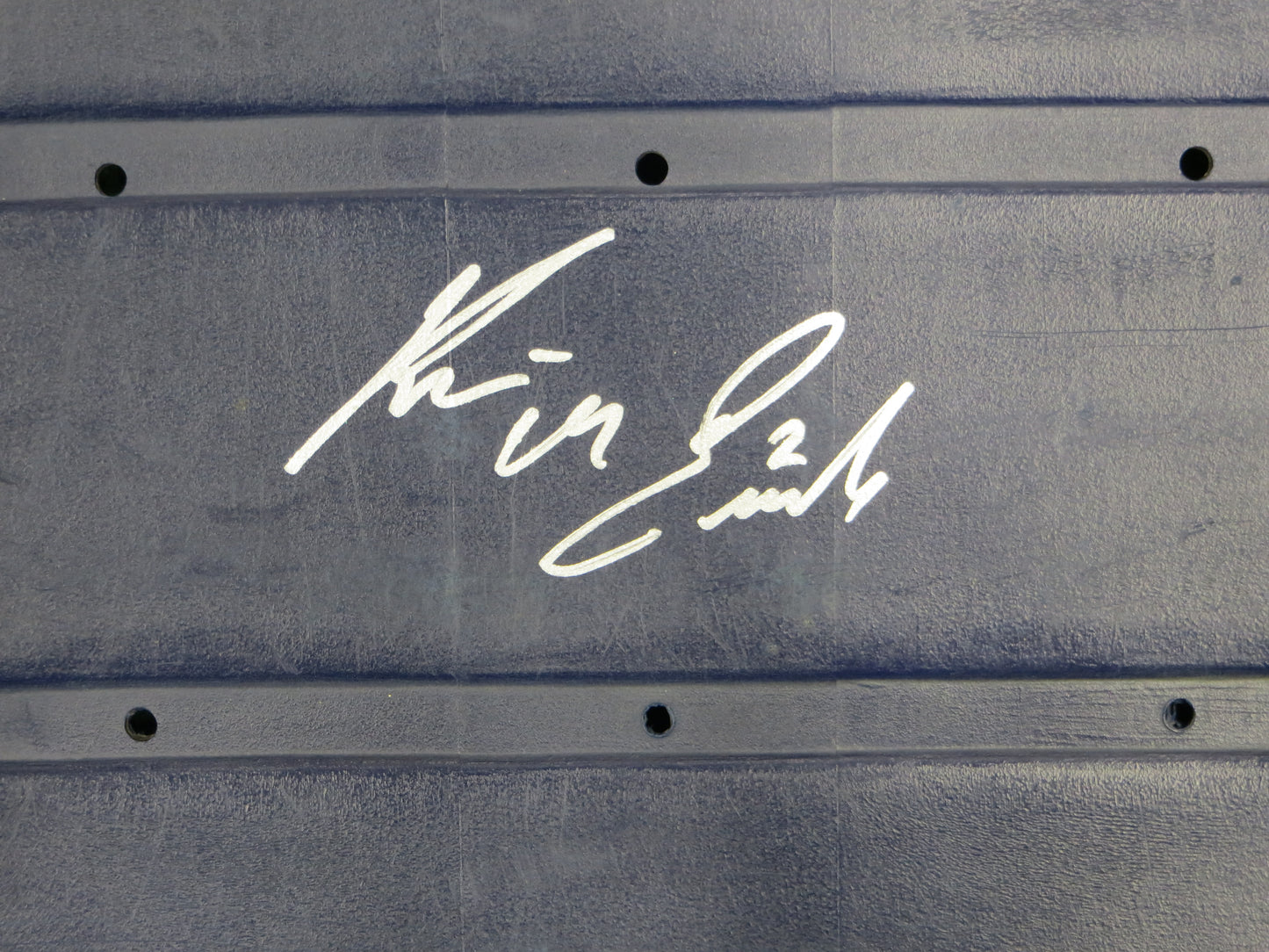KEVIN VON ERICH SIGNED ORIGINAL TEXAS STADIUM Seat Bottom BAS COA