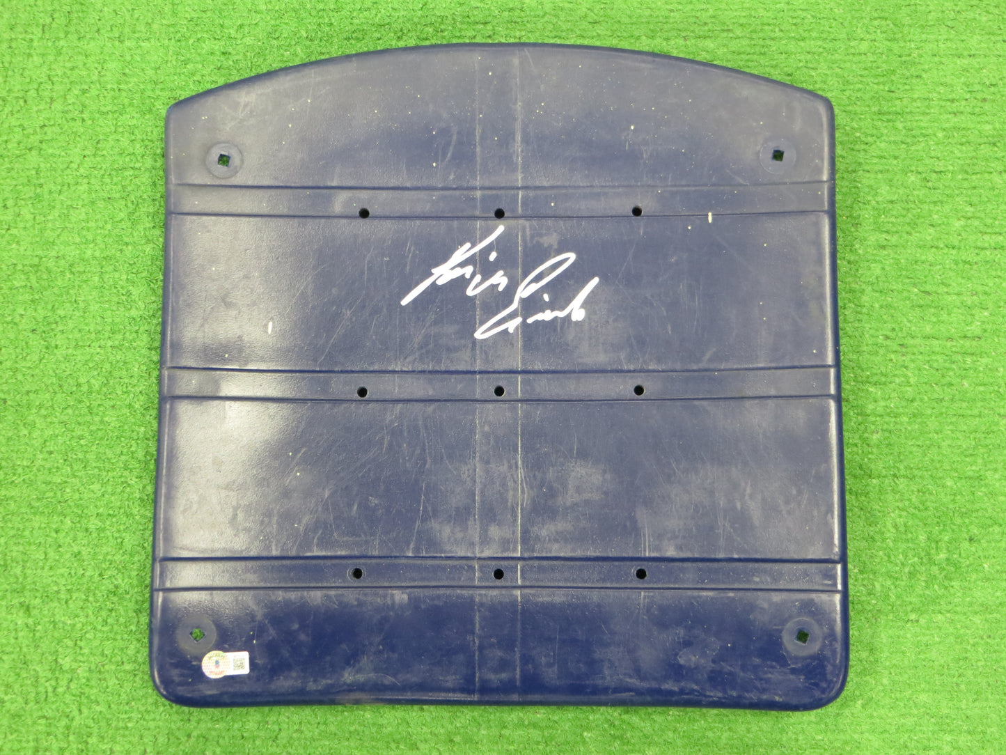 KEVIN VON ERICH SIGNED ORIGINAL TEXAS STADIUM Seat Bottom BAS COA