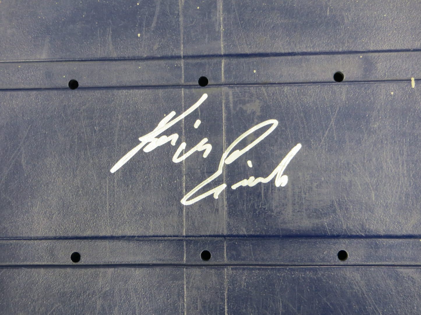 KEVIN VON ERICH SIGNED ORIGINAL TEXAS STADIUM Seat Bottom BAS COA