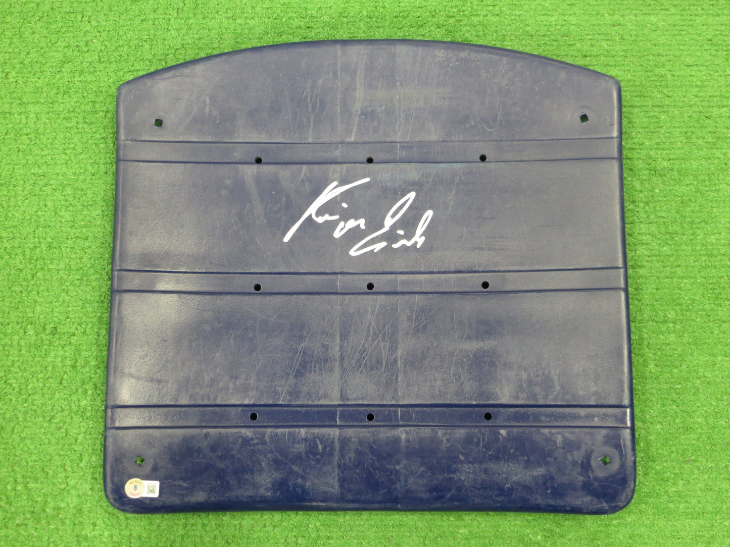 KEVIN VON ERICH SIGNED ORIGINAL TEXAS STADIUM Seat Bottom BAS COA