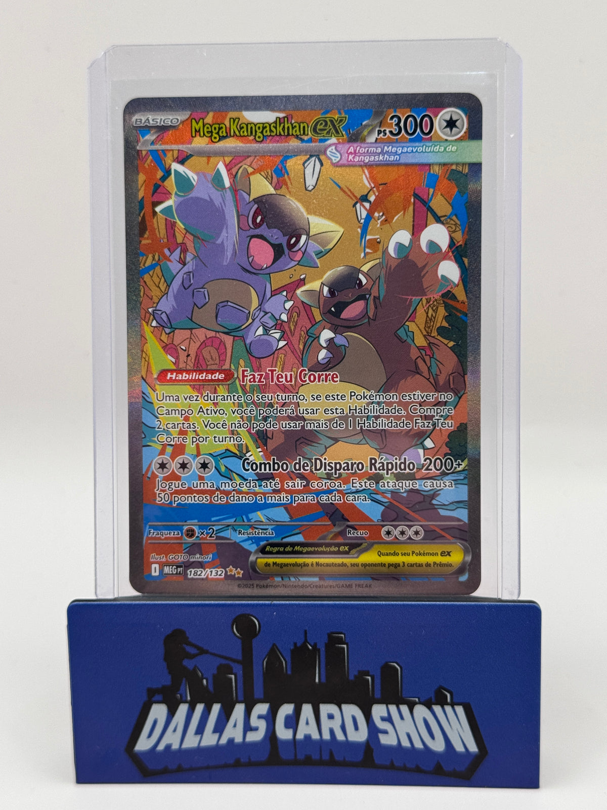 2025 Pokemon Portuguese - Mega Kangaskhan ex (SIR) - 182/132 Mega Evolution NM