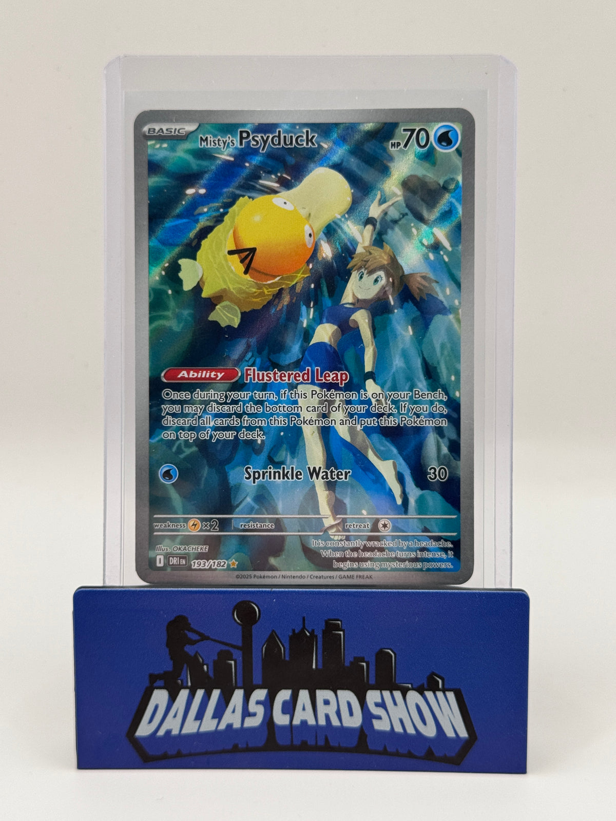 2025 Pokemon - Misty's Psyduck (Illustration Rare) - 193/182 Destined Rivals NM