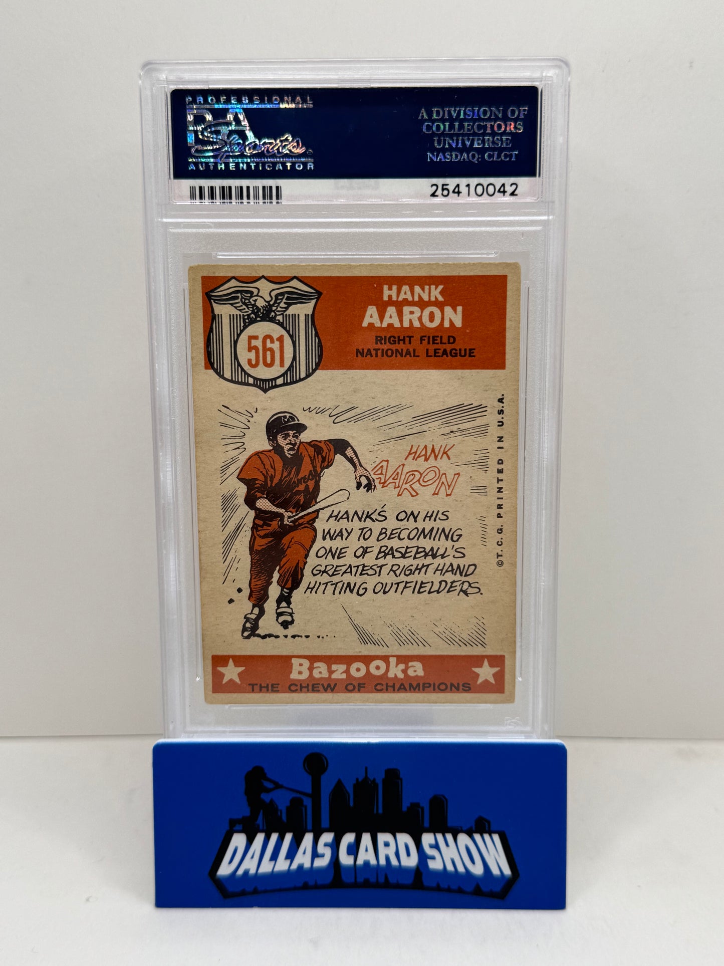 1959 Topps #561 Hank Aaron All Star PSA 2.5