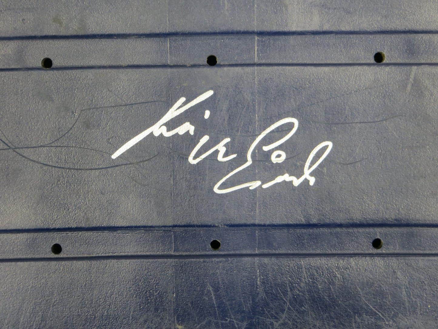 KEVIN VON ERICH SIGNED ORIGINAL TEXAS STADIUM Seat Bottom BAS COA