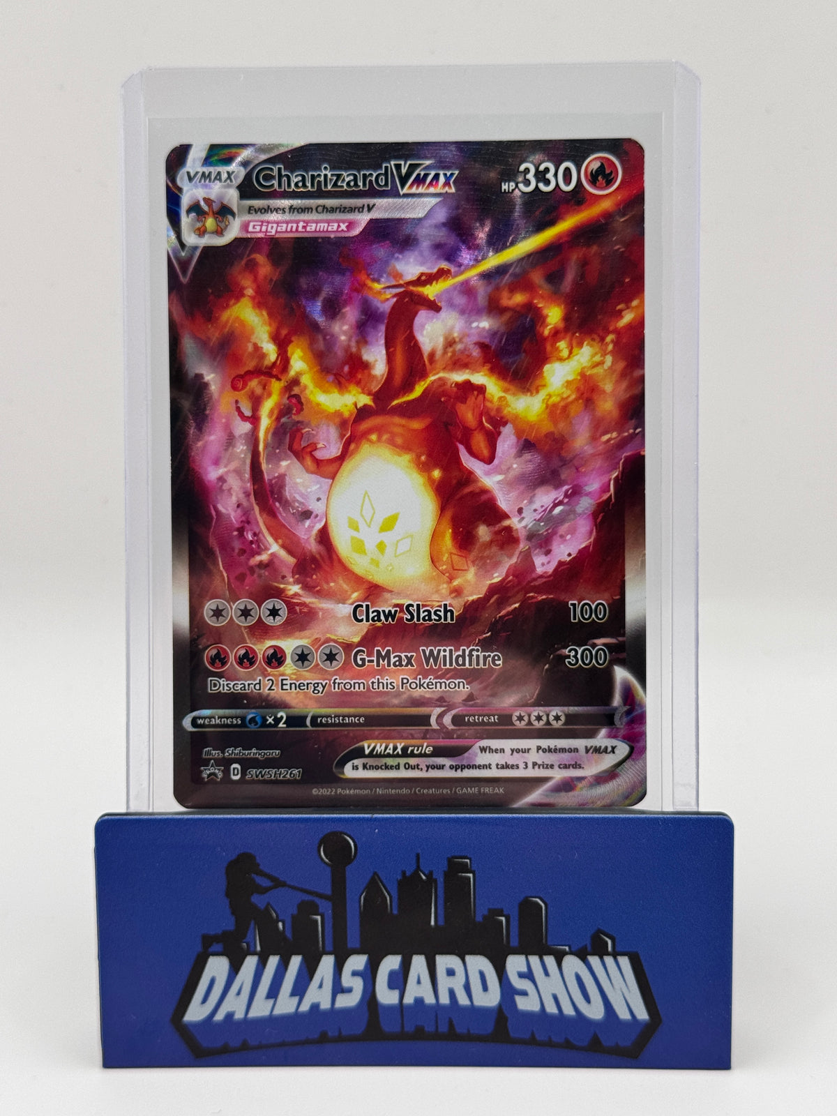 2022 Pokemon - Charizard VMAX (Alt Art Promo) - SWSH261 Black Star Promos NM