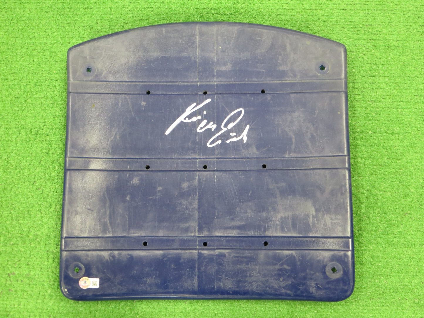 KEVIN VON ERICH SIGNED ORIGINAL TEXAS STADIUM Seat Bottom BAS COA