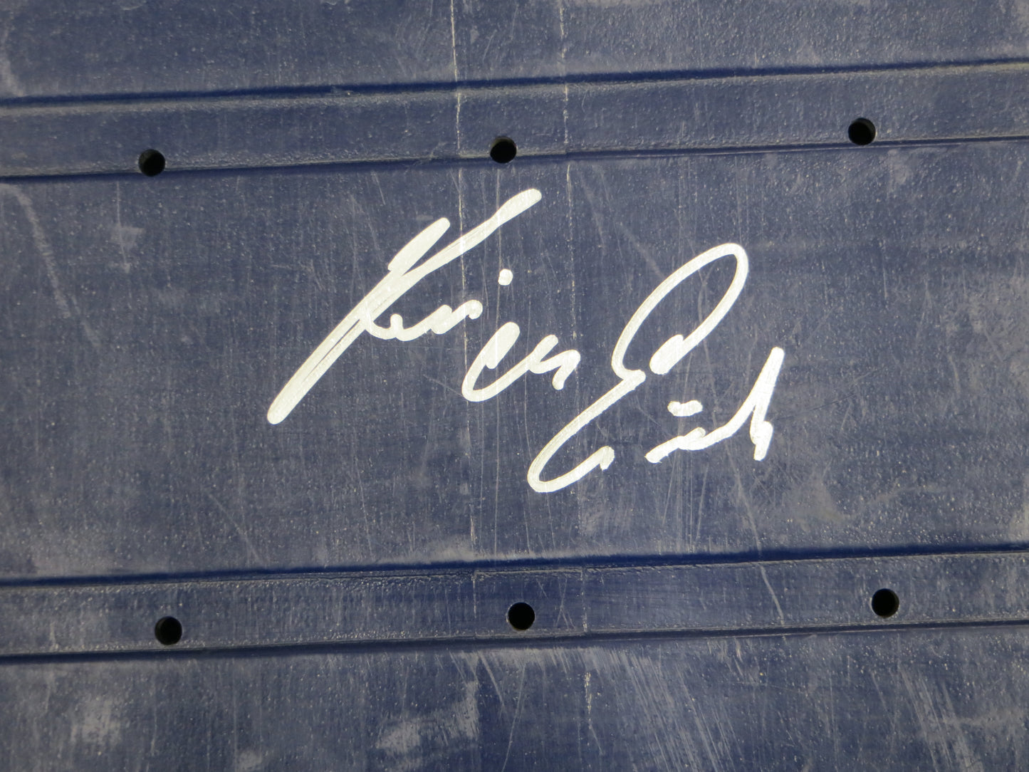KEVIN VON ERICH SIGNED ORIGINAL TEXAS STADIUM Seat Bottom BAS COA