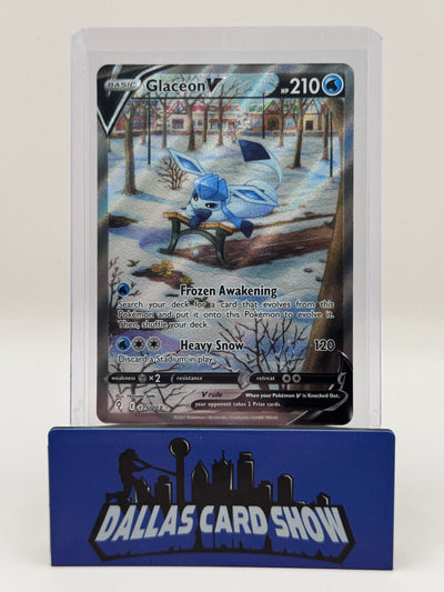 2021 Pokemon - Glaceon V (Alt Art) - 175/203 Evolving Skies NM