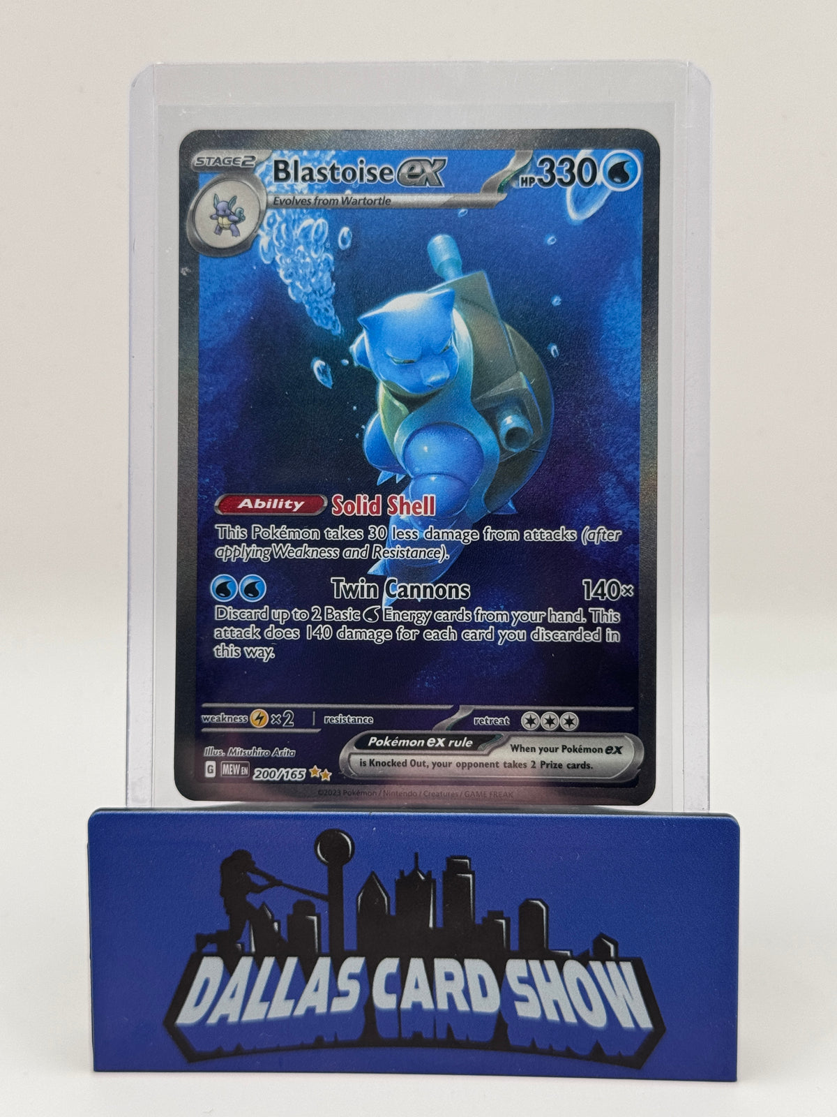 2023 Pokemon - Blastoise ex (SIR) - 200/165 S&V151 NM