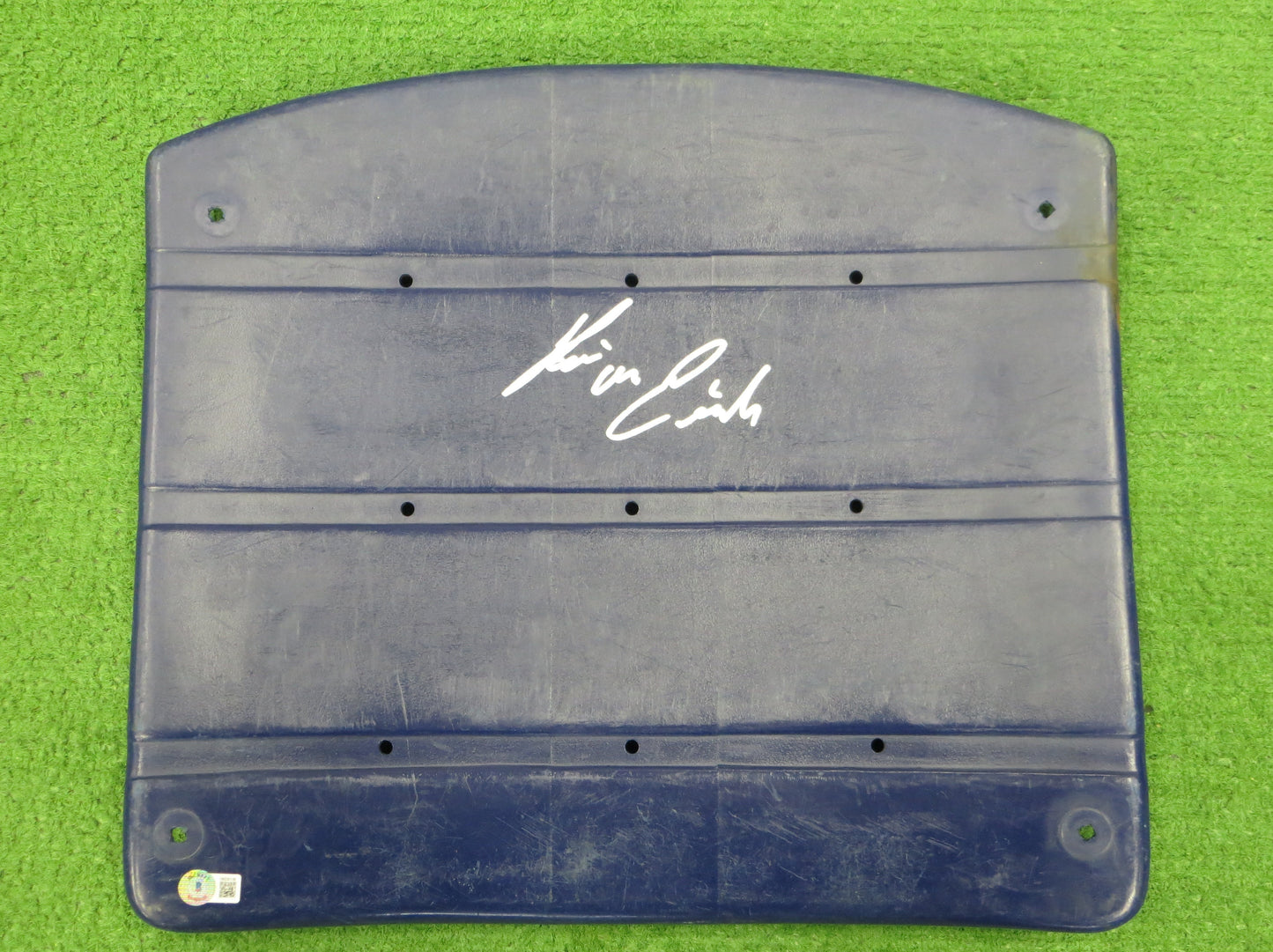 KEVIN VON ERICH SIGNED ORIGINAL TEXAS STADIUM Seat Bottom BAS COA