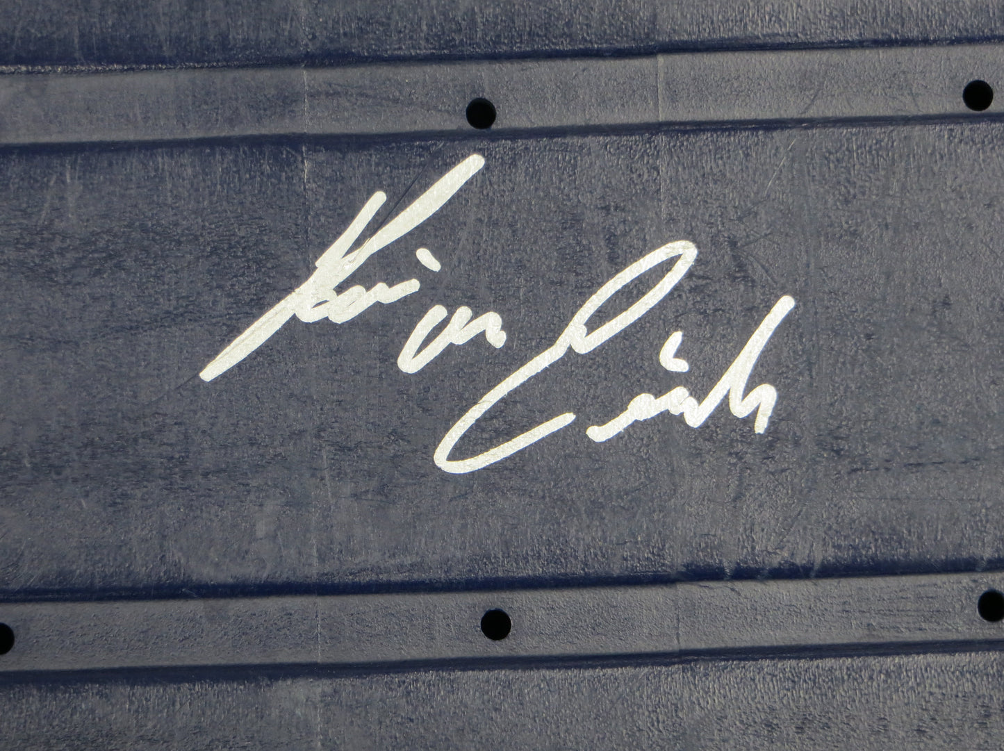 KEVIN VON ERICH SIGNED ORIGINAL TEXAS STADIUM Seat Bottom BAS COA