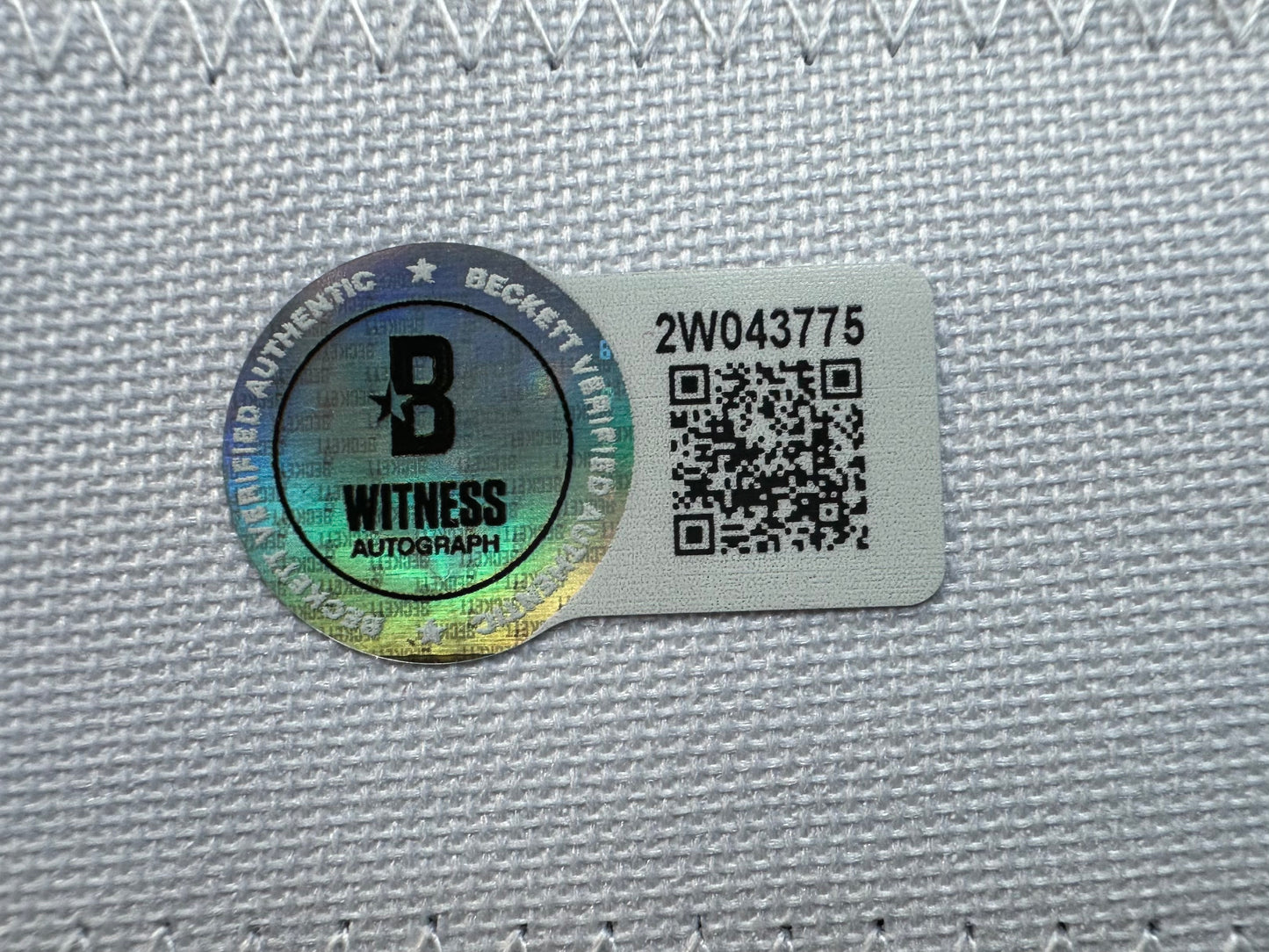 EUGENE LOCKHART DALLAS COWBOYS SIGNED BLUE JERSEY w/MULTI INSCs 3XL BAS