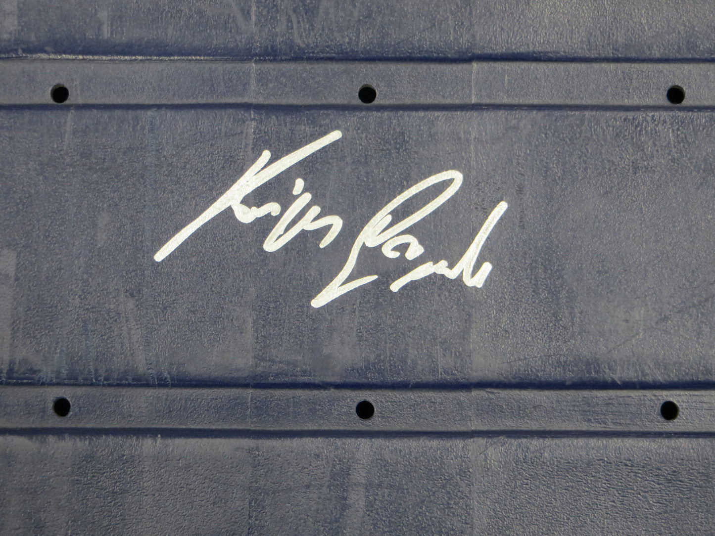 KEVIN VON ERICH SIGNED ORIGINAL TEXAS STADIUM Seat Bottom BAS COA
