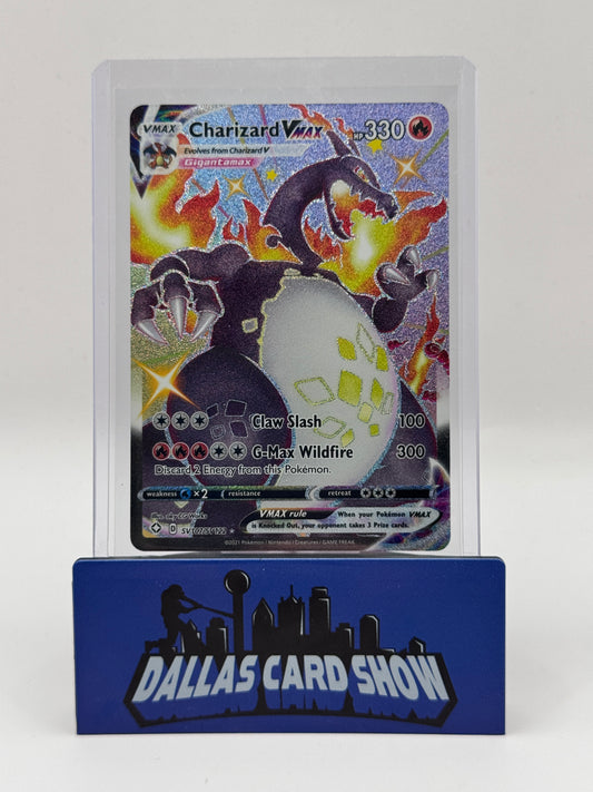 2021 Pokemon - Charizard VMAX (Shiny) - SV107/SV122 Shining Fates NM