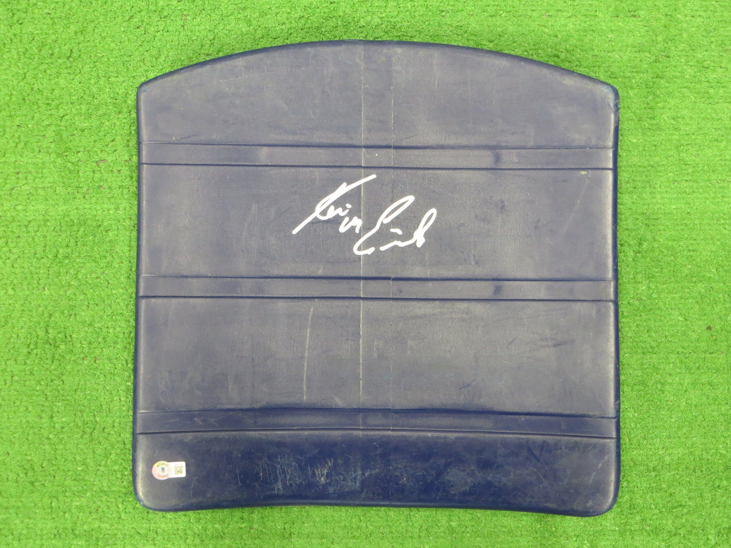 KEVIN VON ERICH SIGNED ORIGINAL TEXAS STADIUM Seat Bottom BAS COA