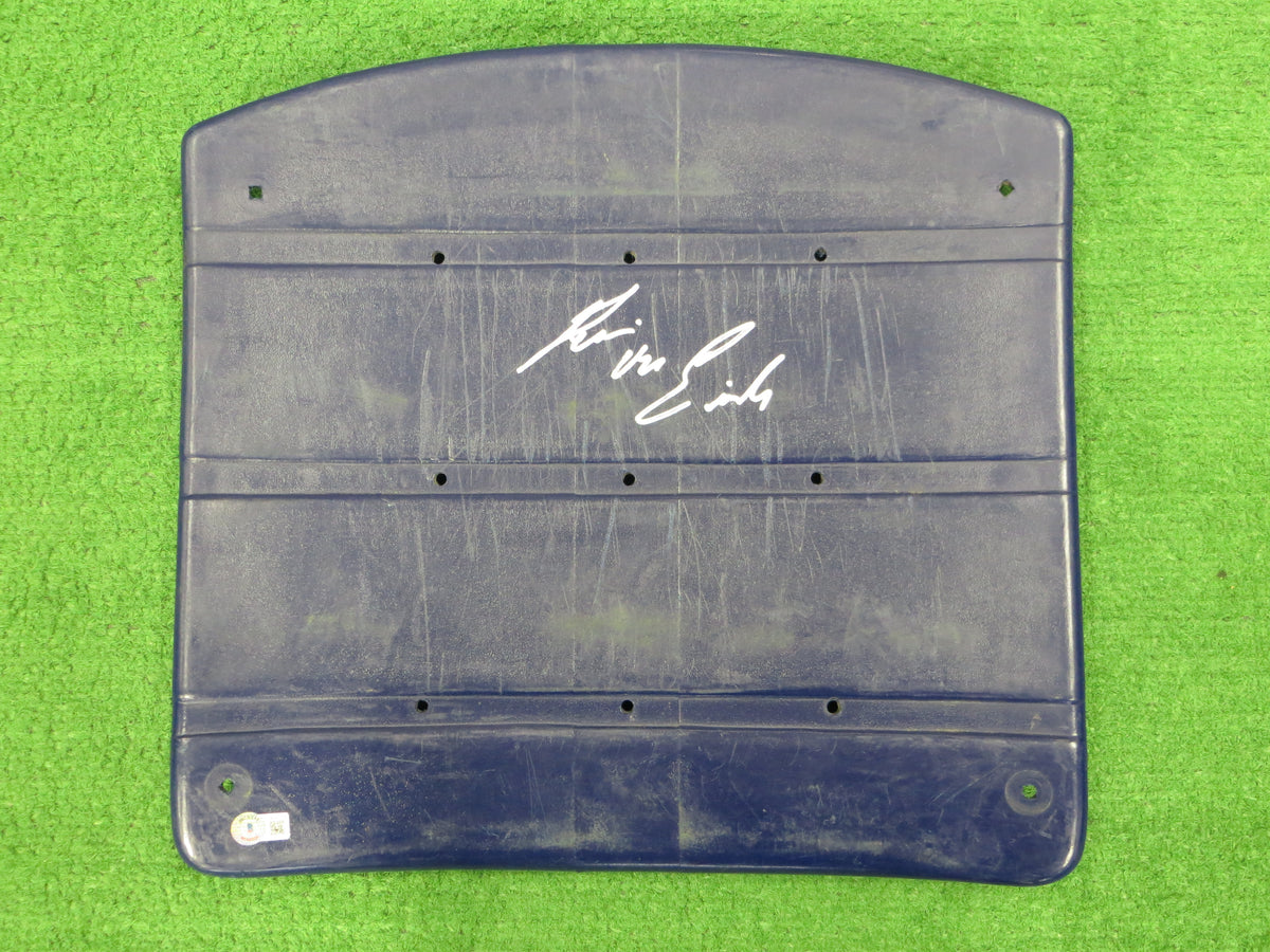 KEVIN VON ERICH SIGNED ORIGINAL TEXAS STADIUM Seat Bottom BAS COA