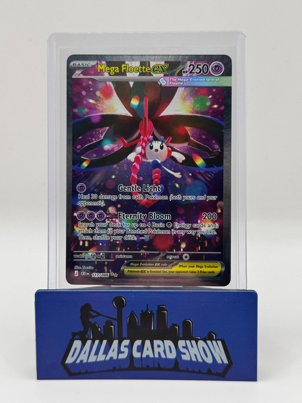 2026 Pokemon - Mega Floette ex (SIR) - 117/086 Chaos Rising NM