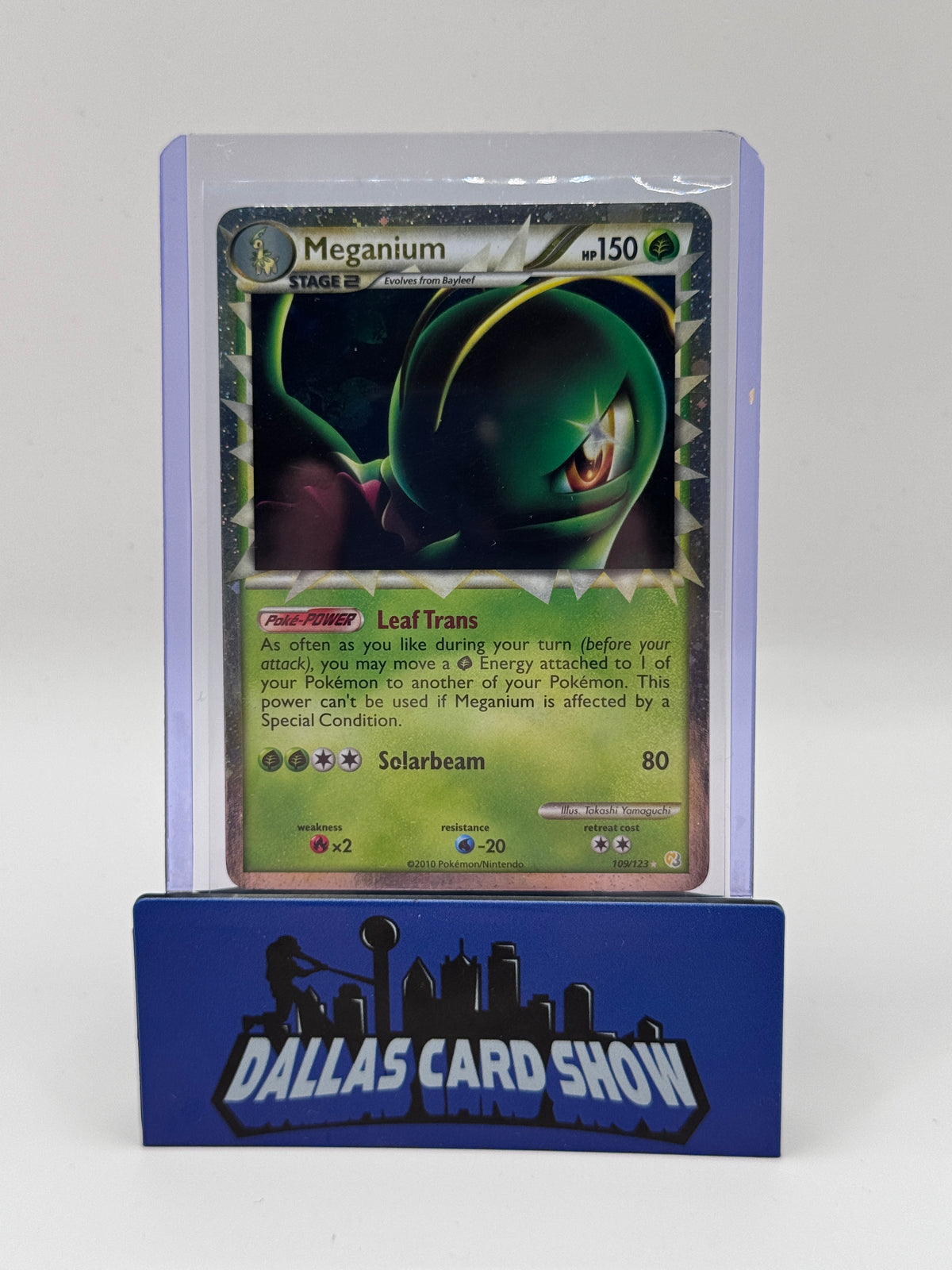2010 Pokemon - Meganium (Prime) - 109/123 HeartGold SoulSilver LP
