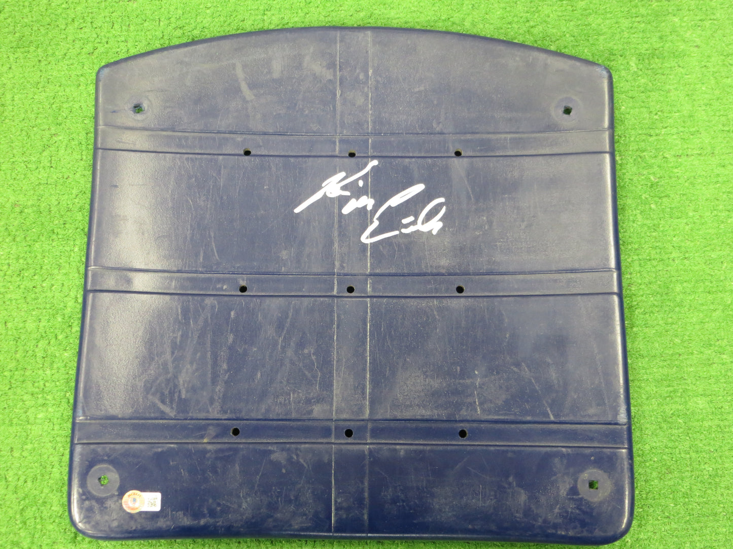 KEVIN VON ERICH SIGNED ORIGINAL TEXAS STADIUM Seat Bottom BAS COA