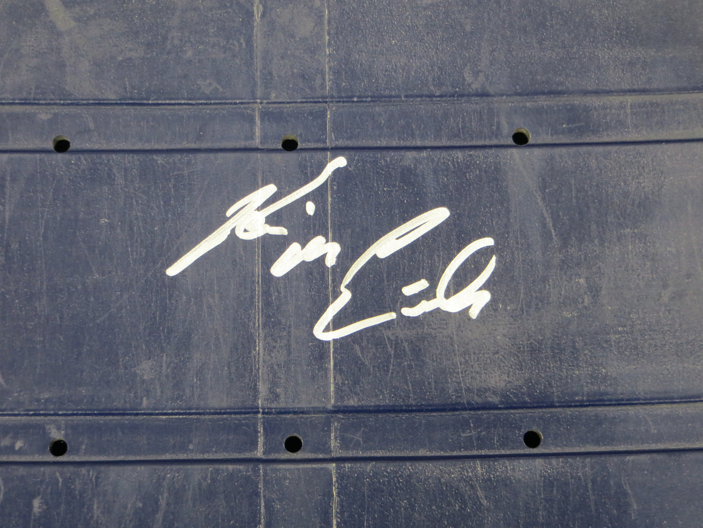 KEVIN VON ERICH SIGNED ORIGINAL TEXAS STADIUM Seat Bottom BAS COA