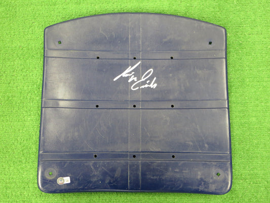 KEVIN VON ERICH SIGNED ORIGINAL TEXAS STADIUM Seat Bottom BAS COA