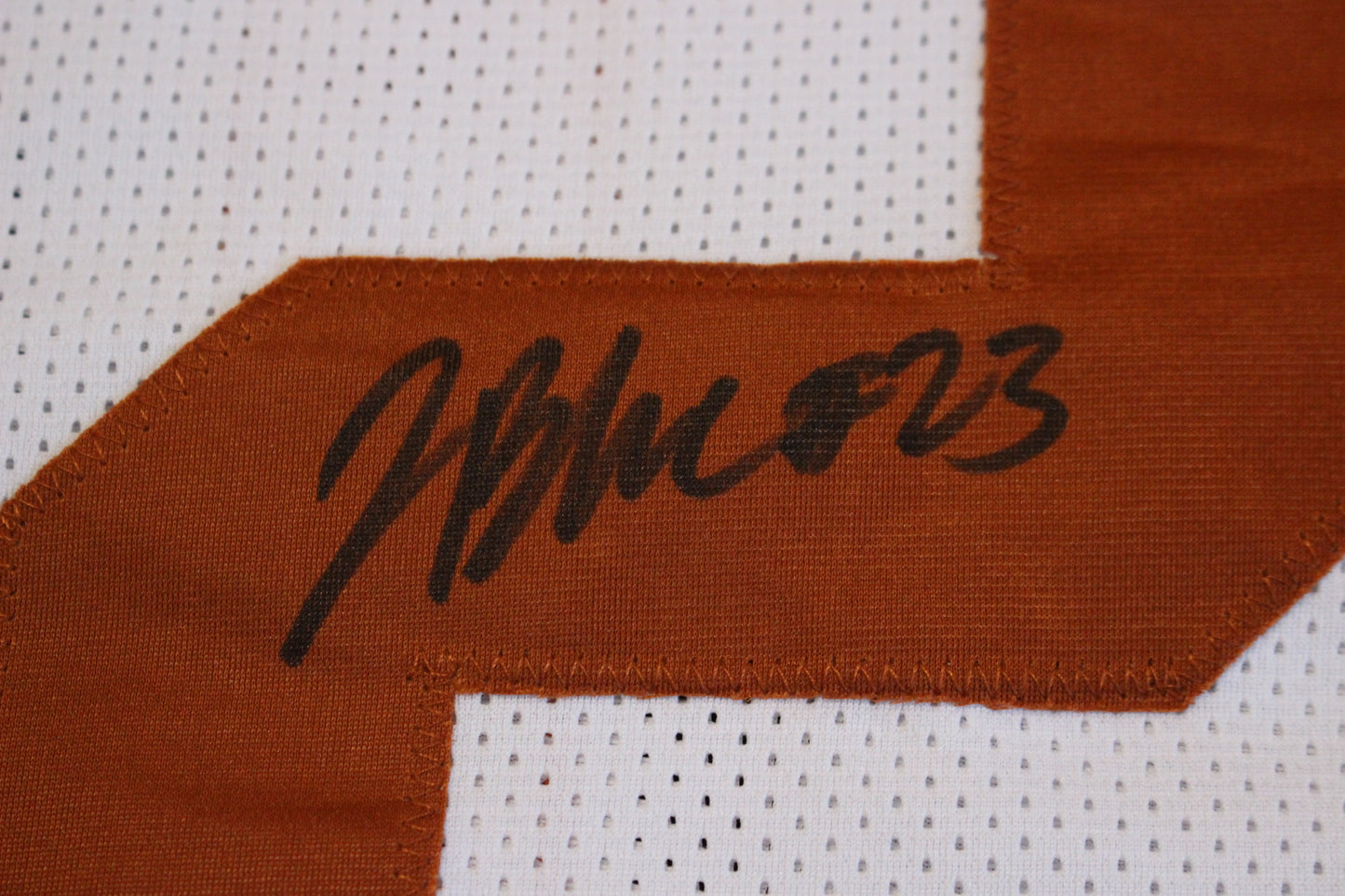 JAYDON BLUE TEXAS LONGHORNS SIGNED HOME FOOTBALL JERSEY Cowboys BAS