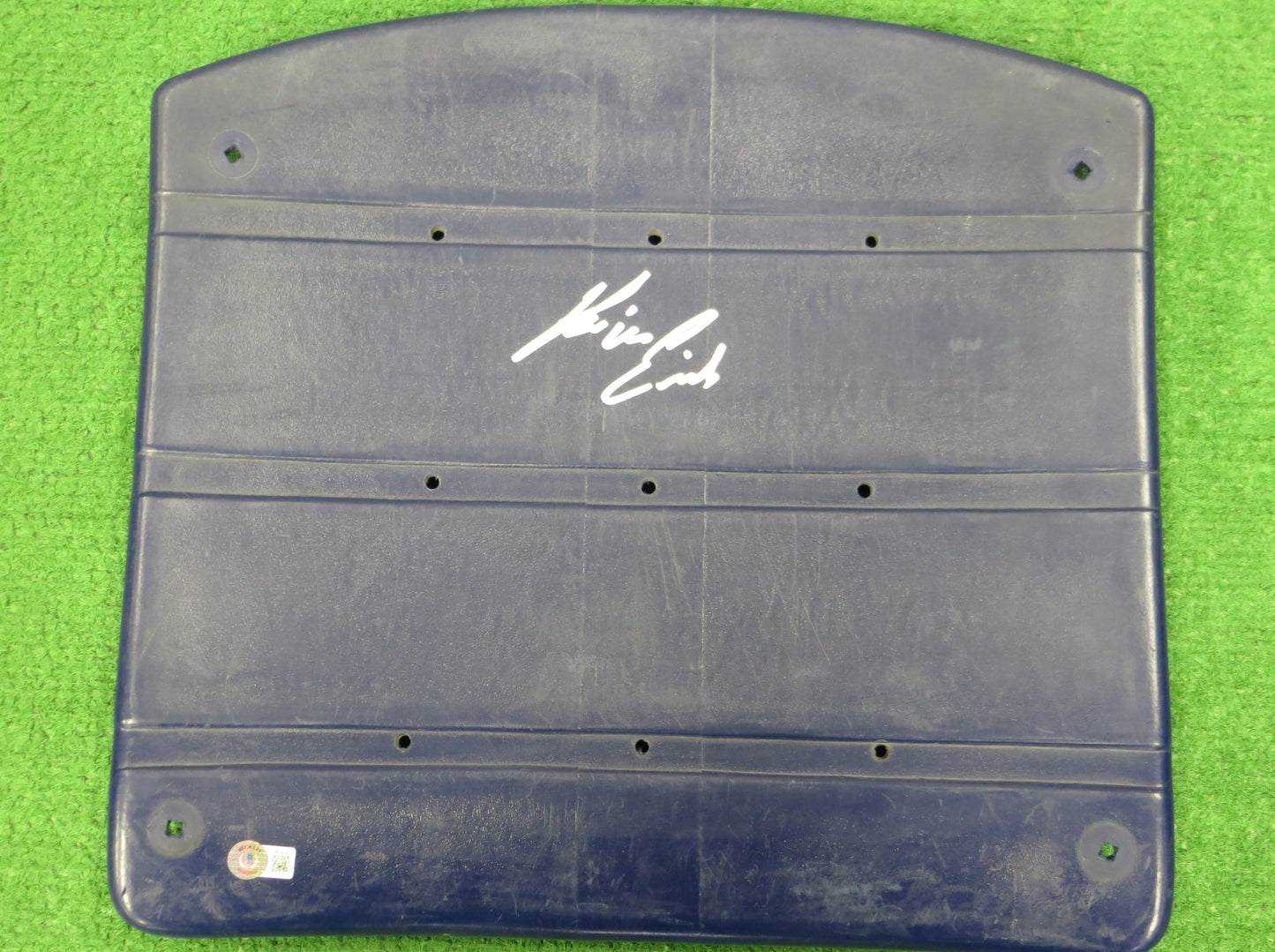 KEVIN VON ERICH SIGNED ORIGINAL TEXAS STADIUM Seat Bottom BAS COA