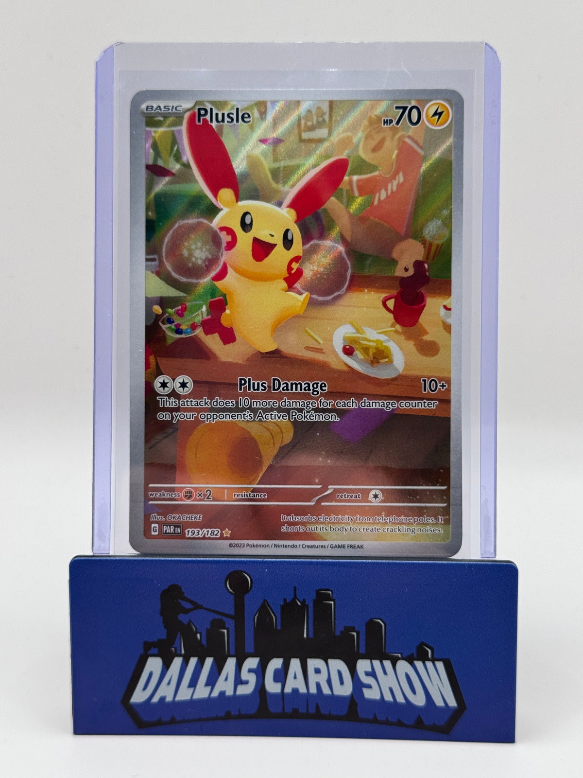 2023 Pokemon - Plusle (Illustration Rare) - 193/182 Paradox Rift NM