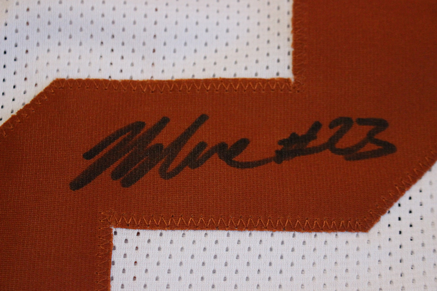 JAYDON BLUE TEXAS LONGHORNS SIGNED HOME FOOTBALL JERSEY Cowboys BAS