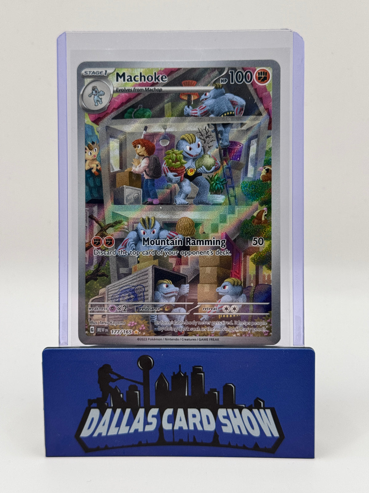 2023 Pokemon - Machoke (Illustration Rare) - 177/165 S&V151 NM