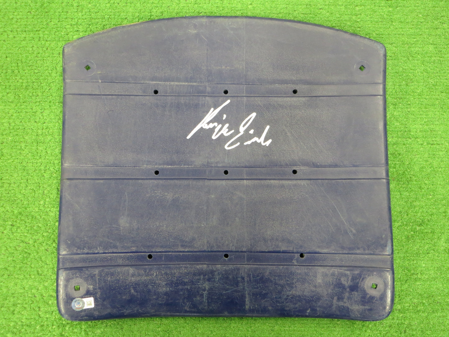 KEVIN VON ERICH SIGNED ORIGINAL TEXAS STADIUM Seat Bottom BAS COA