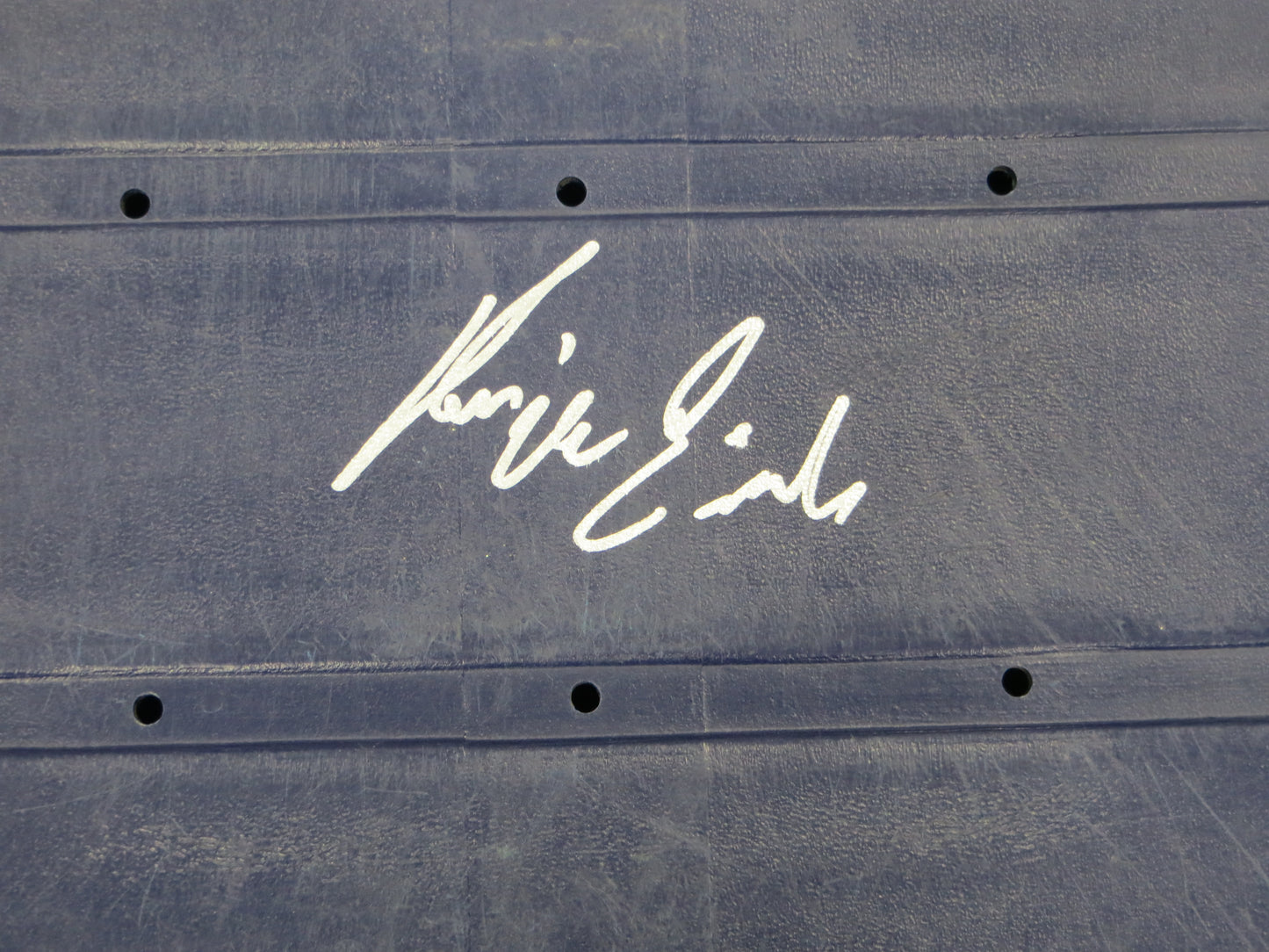 KEVIN VON ERICH SIGNED ORIGINAL TEXAS STADIUM Seat Bottom BAS COA