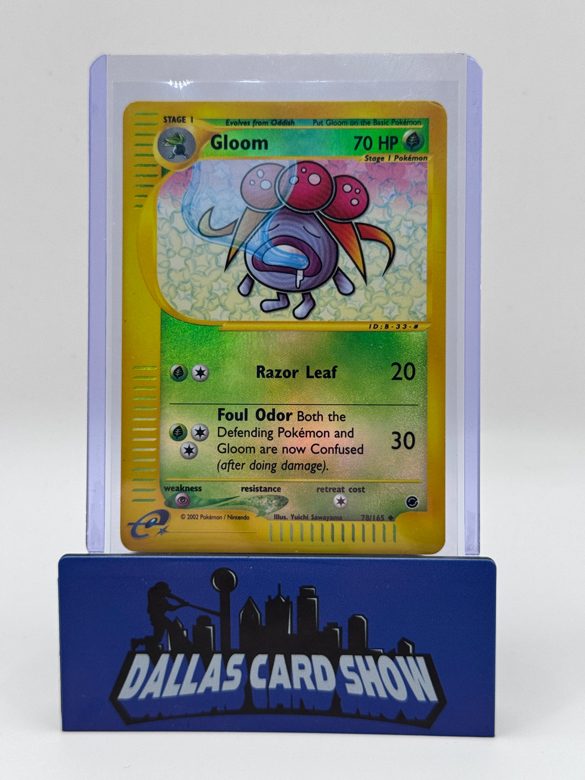 2002 Pokemon - Gloom (Rev. Foil) - 78/165 Expedition MP