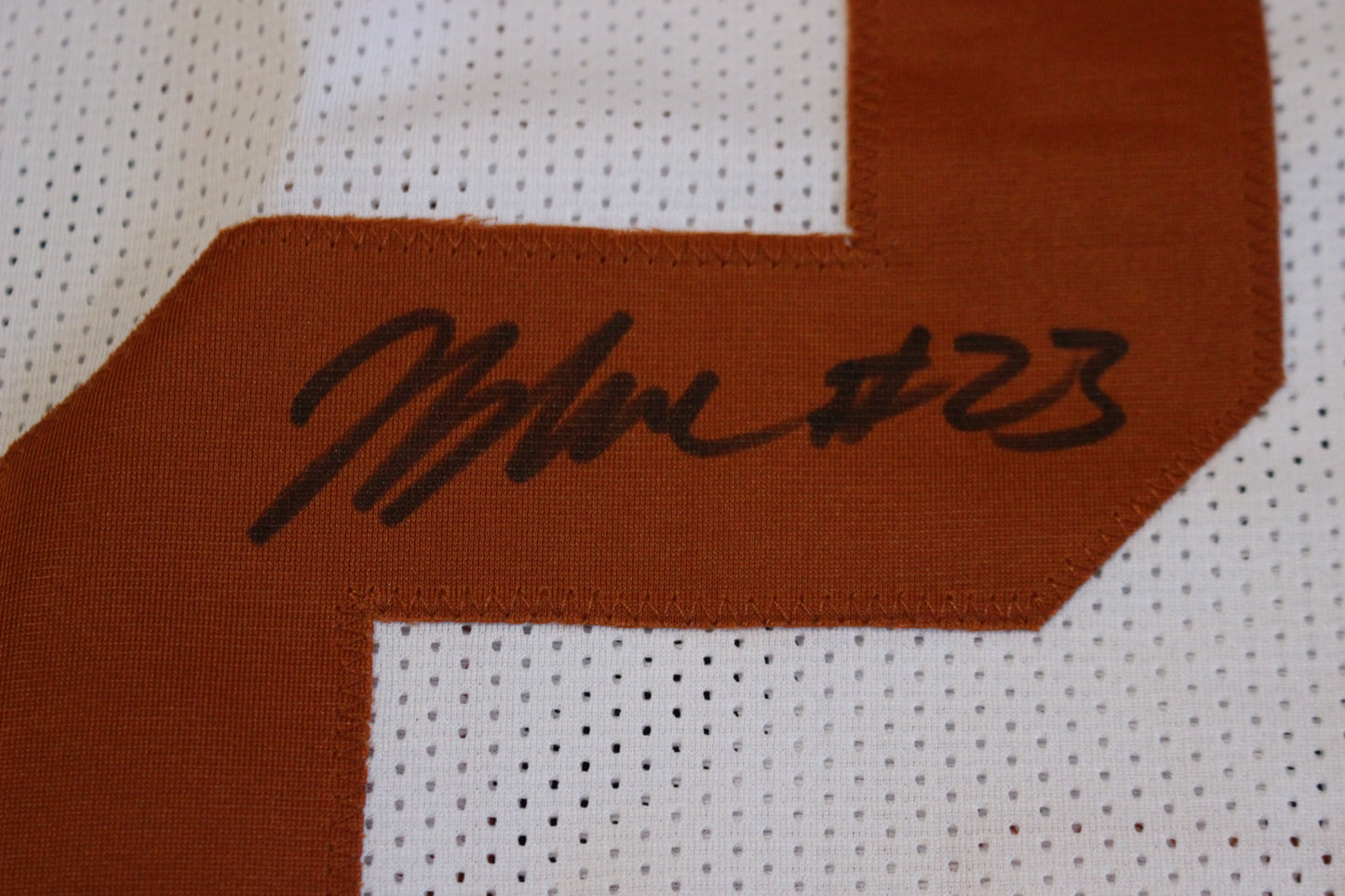 JAYDON BLUE TEXAS LONGHORNS SIGNED HOME FOOTBALL JERSEY Cowboys BAS