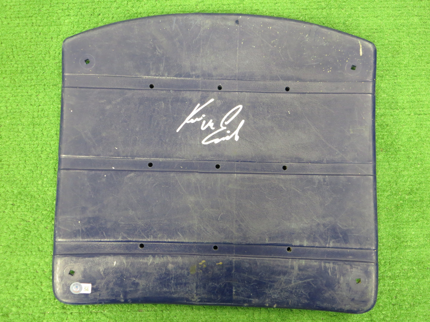 KEVIN VON ERICH SIGNED ORIGINAL TEXAS STADIUM Seat Bottom BAS COA