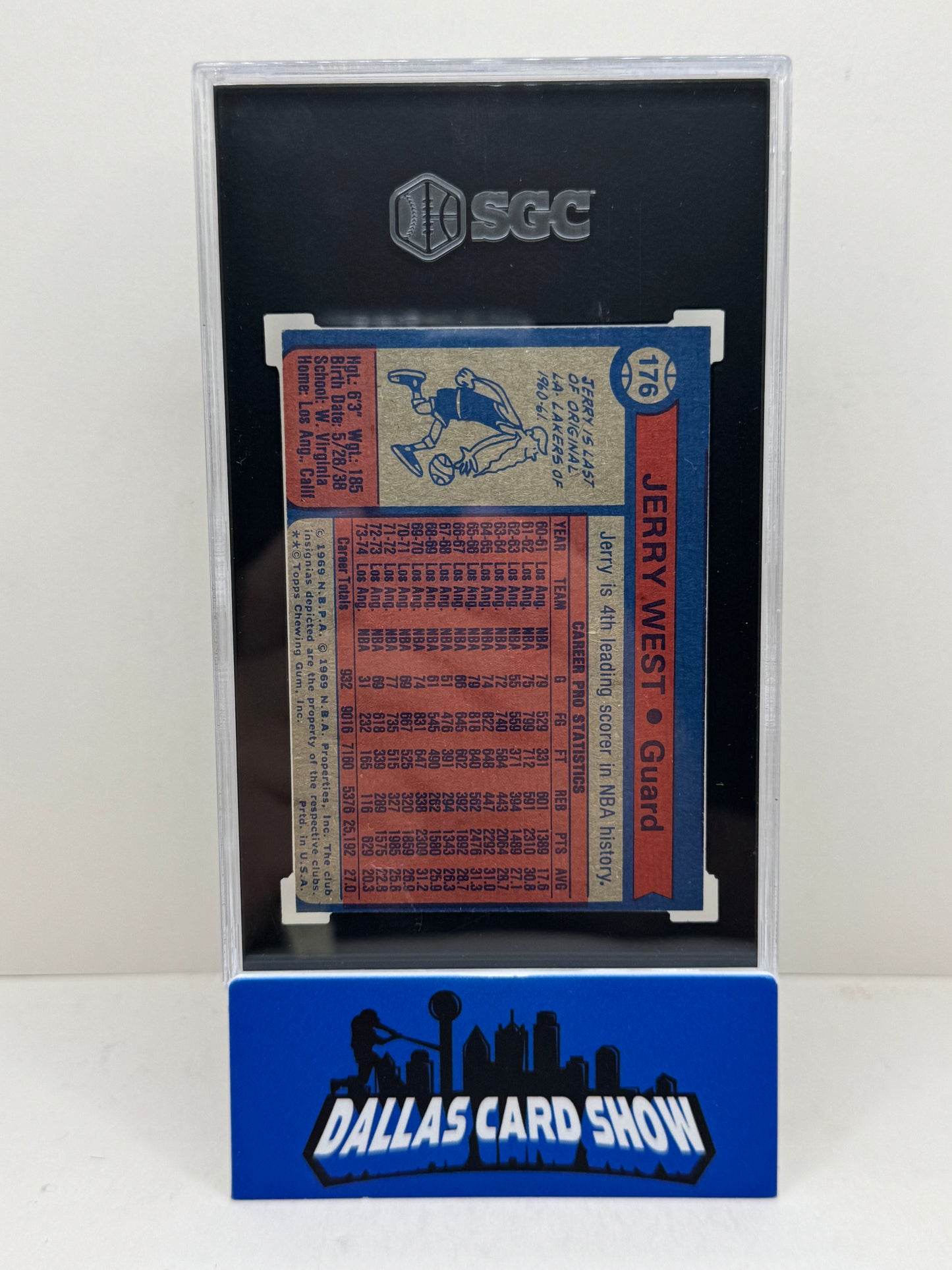 1974-75 Topps #176 Jerry West SGC 6