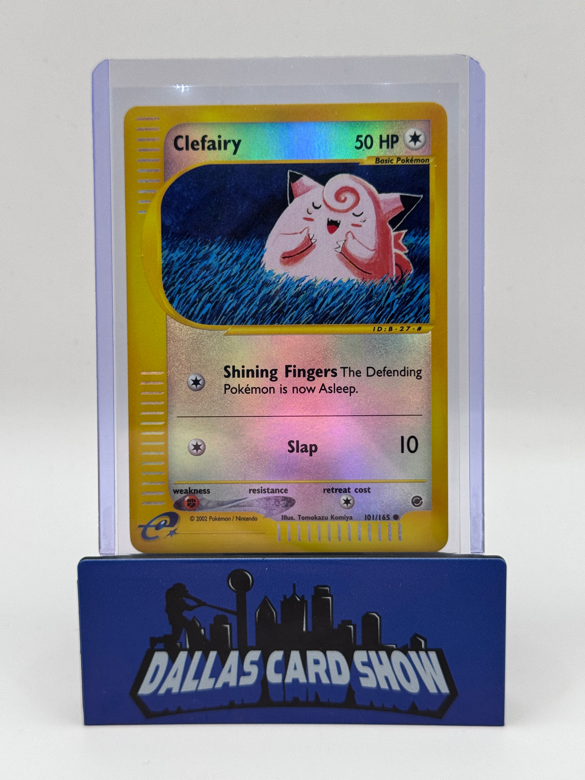 2002 Pokemon - Clefairy (Rev. Foil) - 101/165 Expedition NM