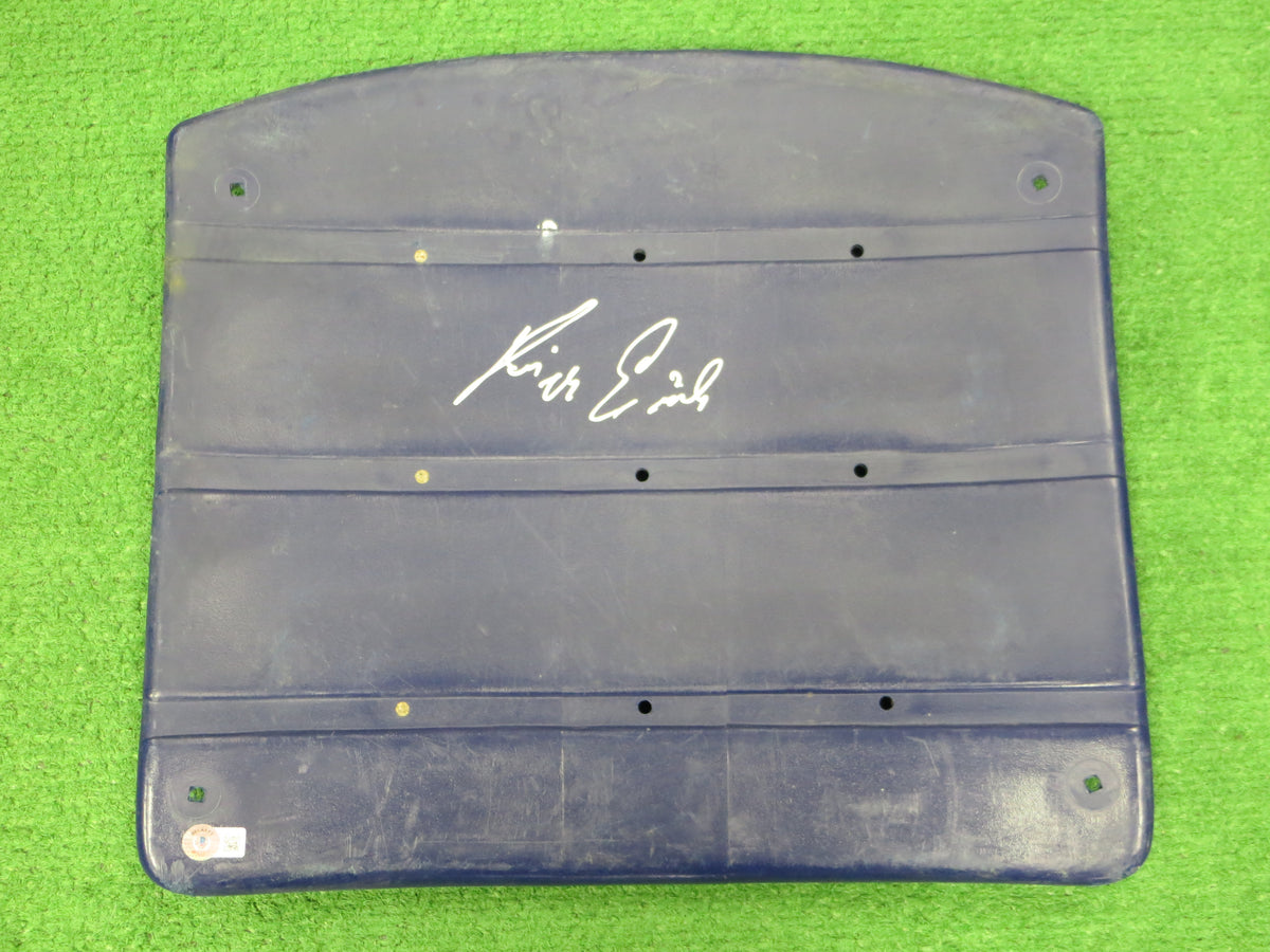 KEVIN VON ERICH SIGNED ORIGINAL TEXAS STADIUM Seat Bottom BAS COA