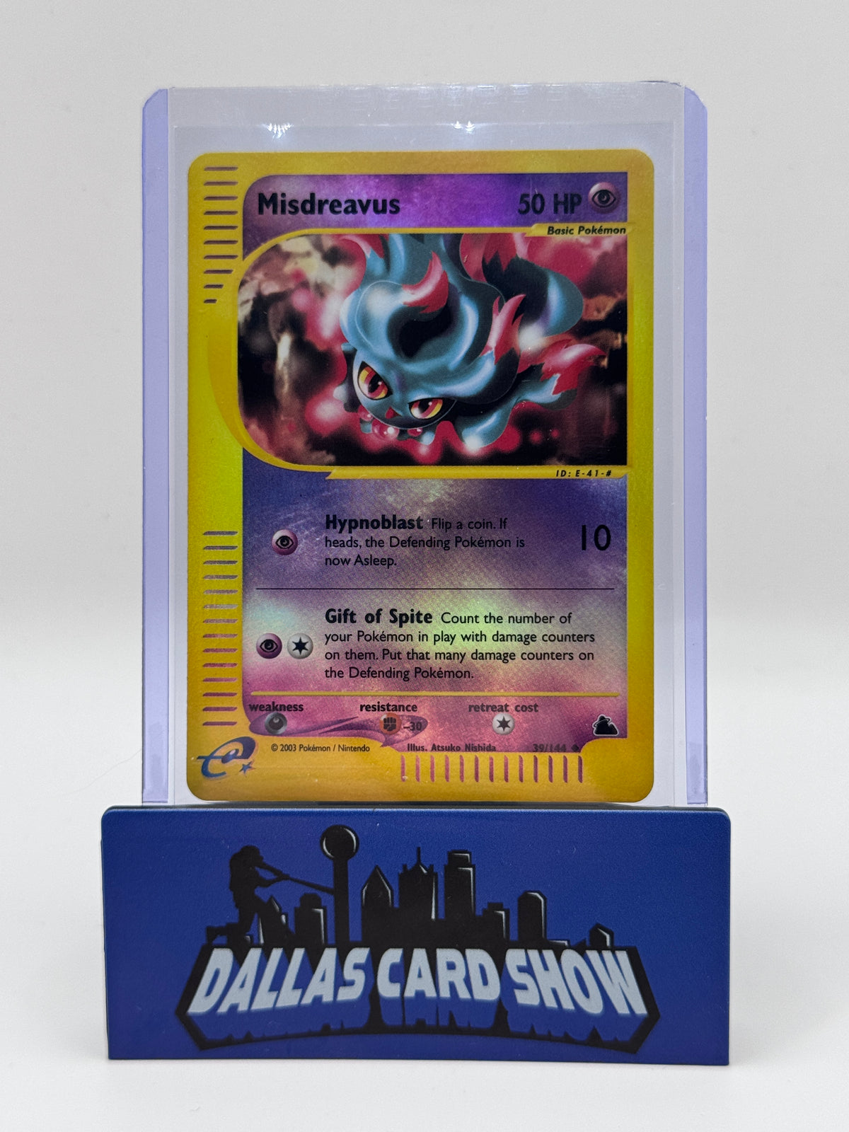 2002 Pokemon - Misdreavus (Rev. Foil) - 39/144 Skyridge NM
