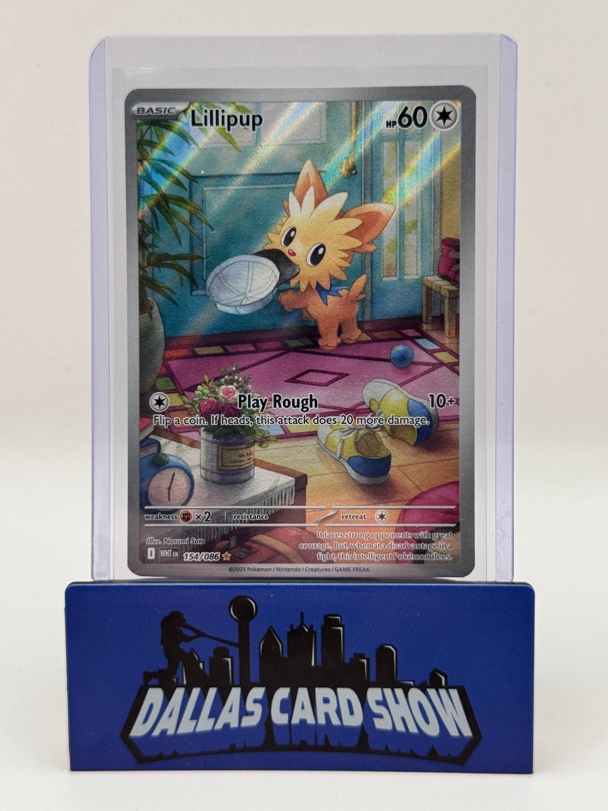 2025 Pokemon - Lillipup (Illustration Rare) - 154/086 White Flare NM