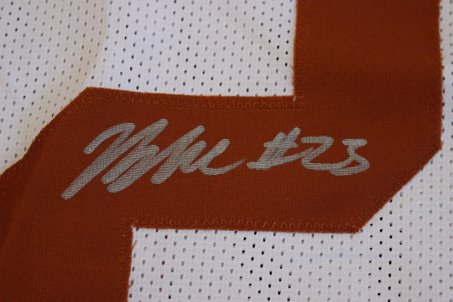 JAYDON BLUE TEXAS LONGHORNS SIGNED HOME FOOTBALL JERSEY Cowboys BAS