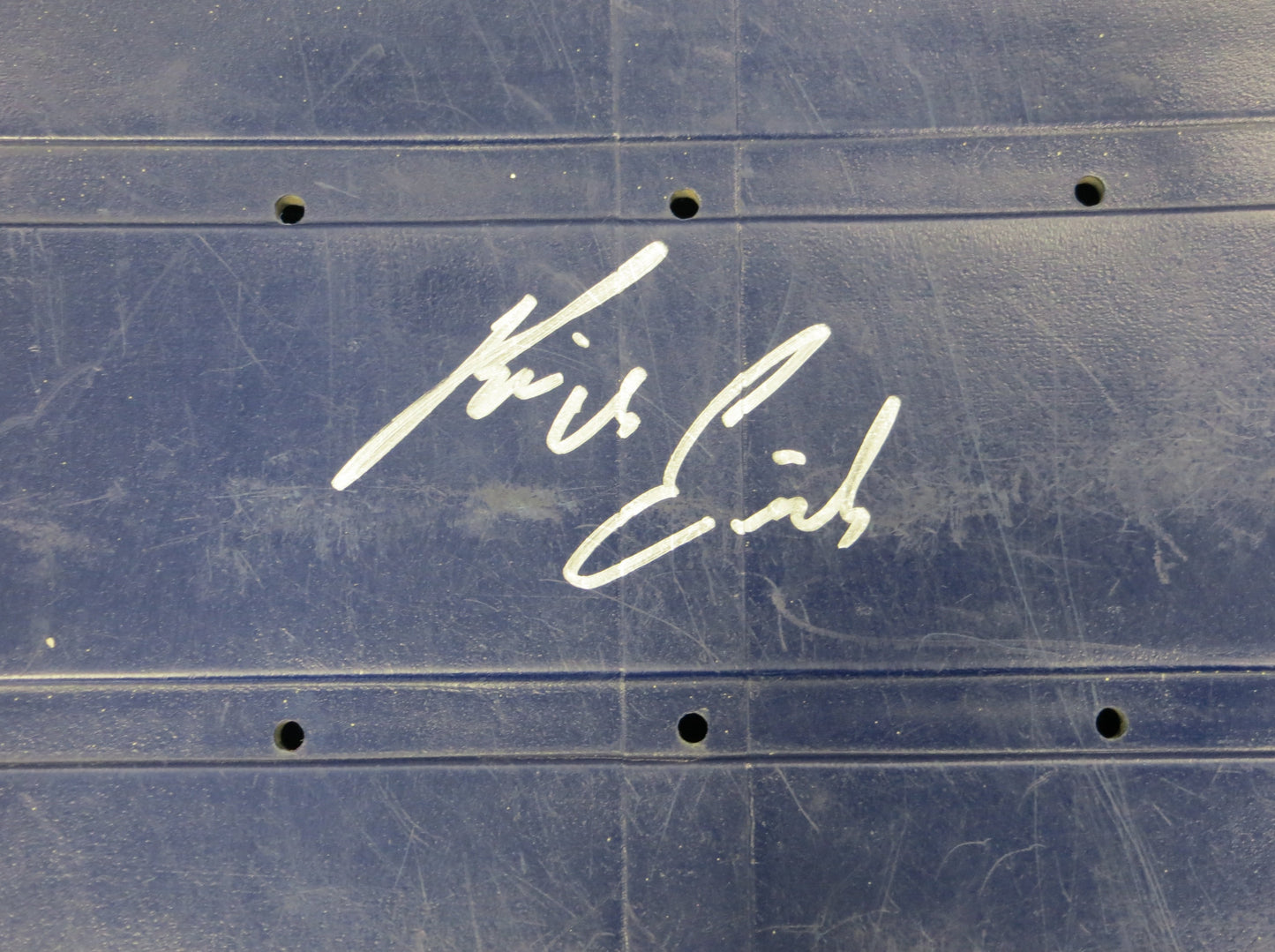KEVIN VON ERICH SIGNED ORIGINAL TEXAS STADIUM Seat Bottom BAS COA