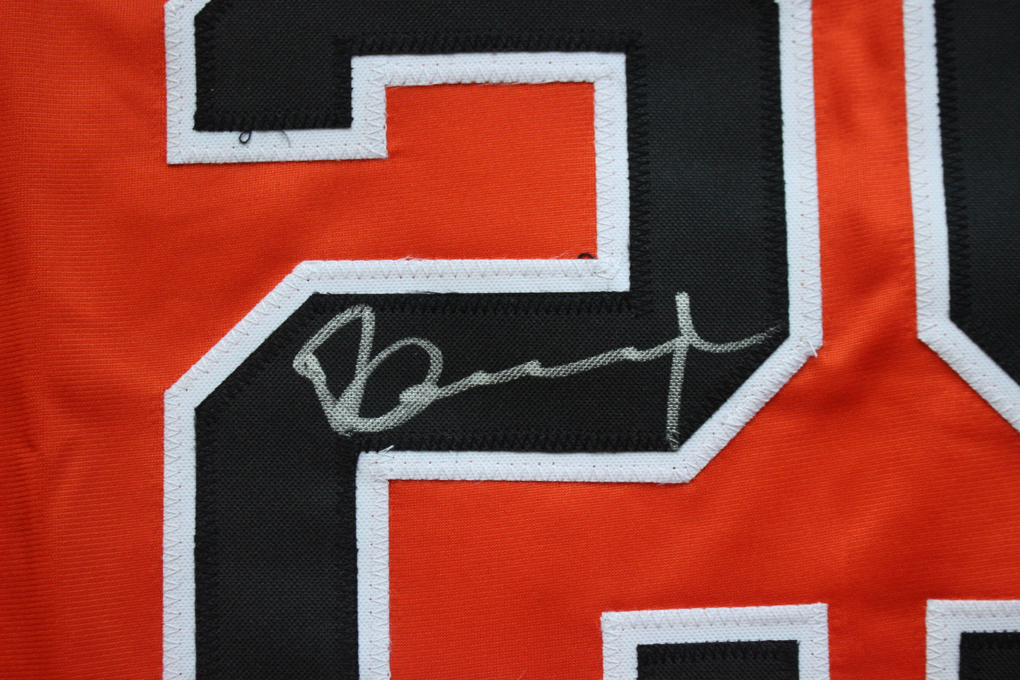 PETE INCAVIGLIA OSU ORANGE #29 "PISTOLS UP!" with STATS