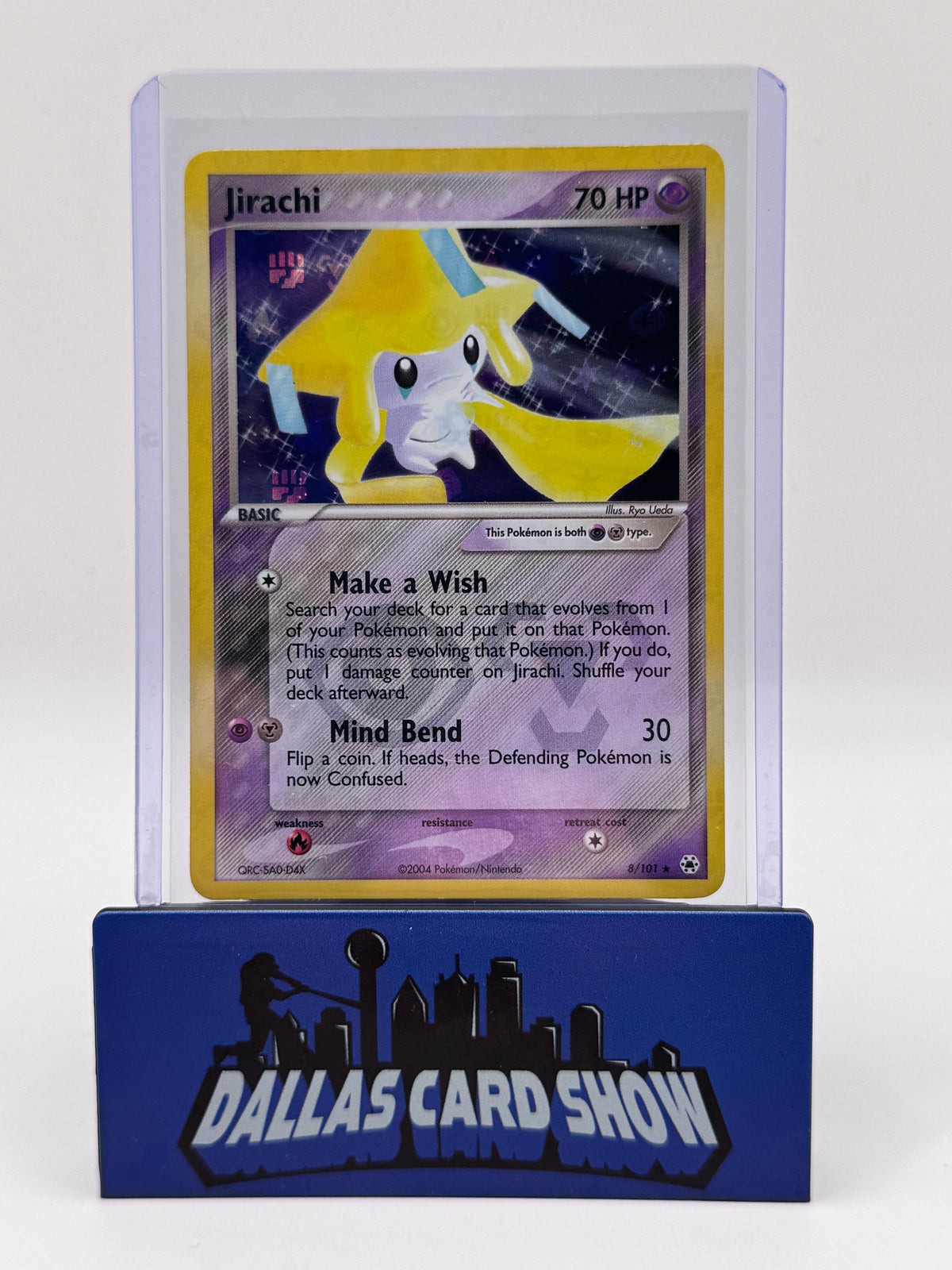 2004 Pokemon - Jirachi (Rev. Foil) - 8/101 EX Hidden Legends LP