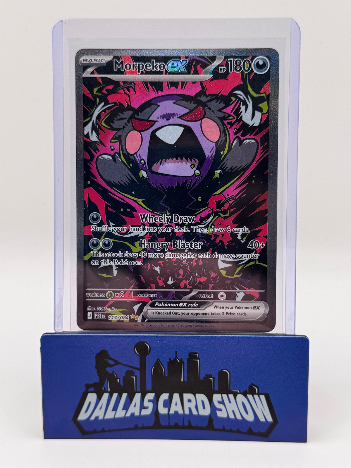 2026 Pokemon - Morpeko ex (SIR) - 117/084 Pitch Black NM