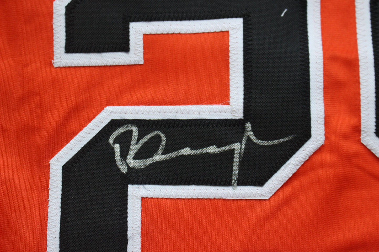 PETE INCAVIGLIA OSU ORANGE #29 "PISTOLS UP!" with STATS