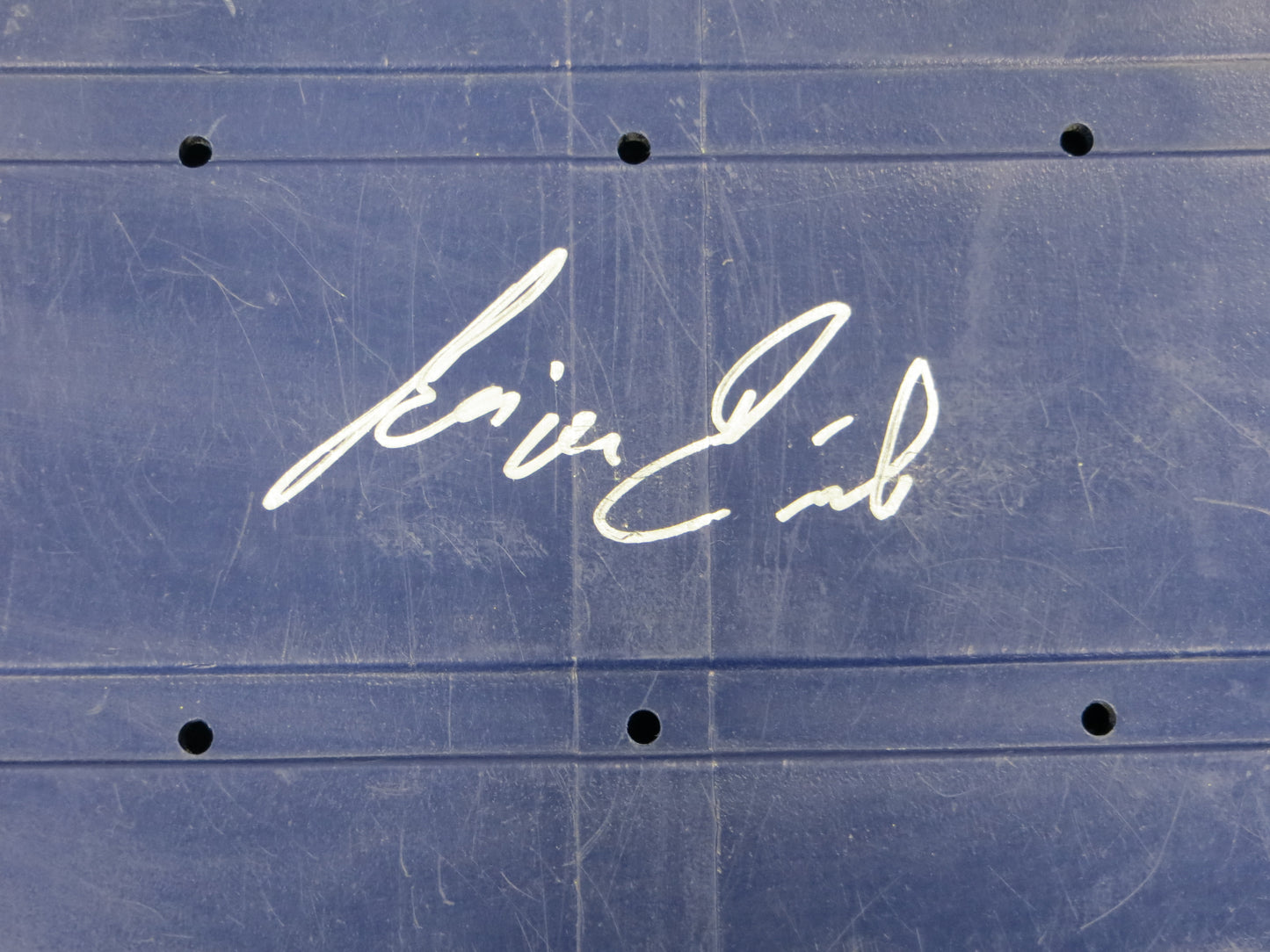 KEVIN VON ERICH SIGNED ORIGINAL TEXAS STADIUM Seat Bottom BAS COA